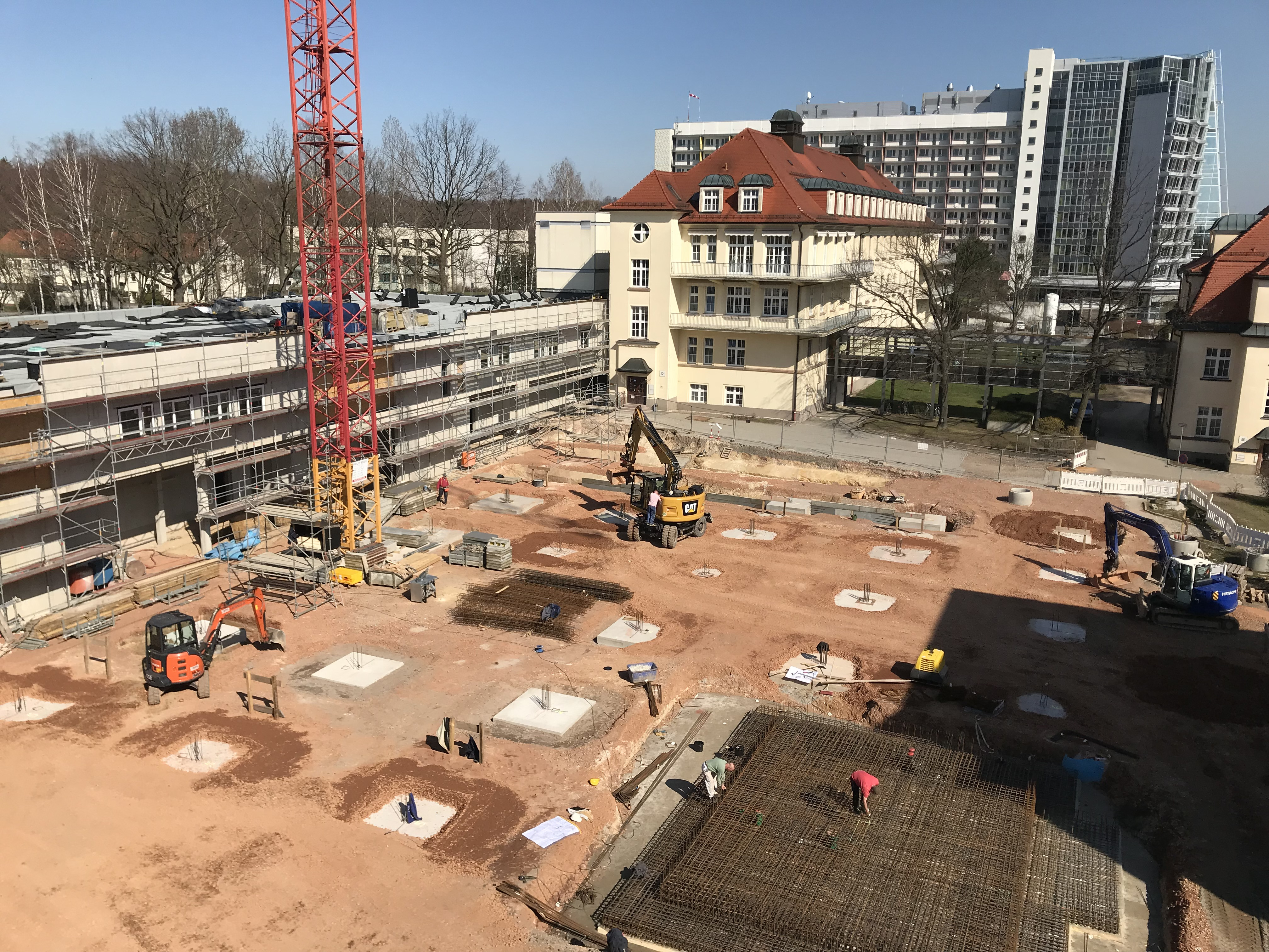 Baustand 12.03.2019 Eltern-Kind-Zentrum EKZ (Haus G)