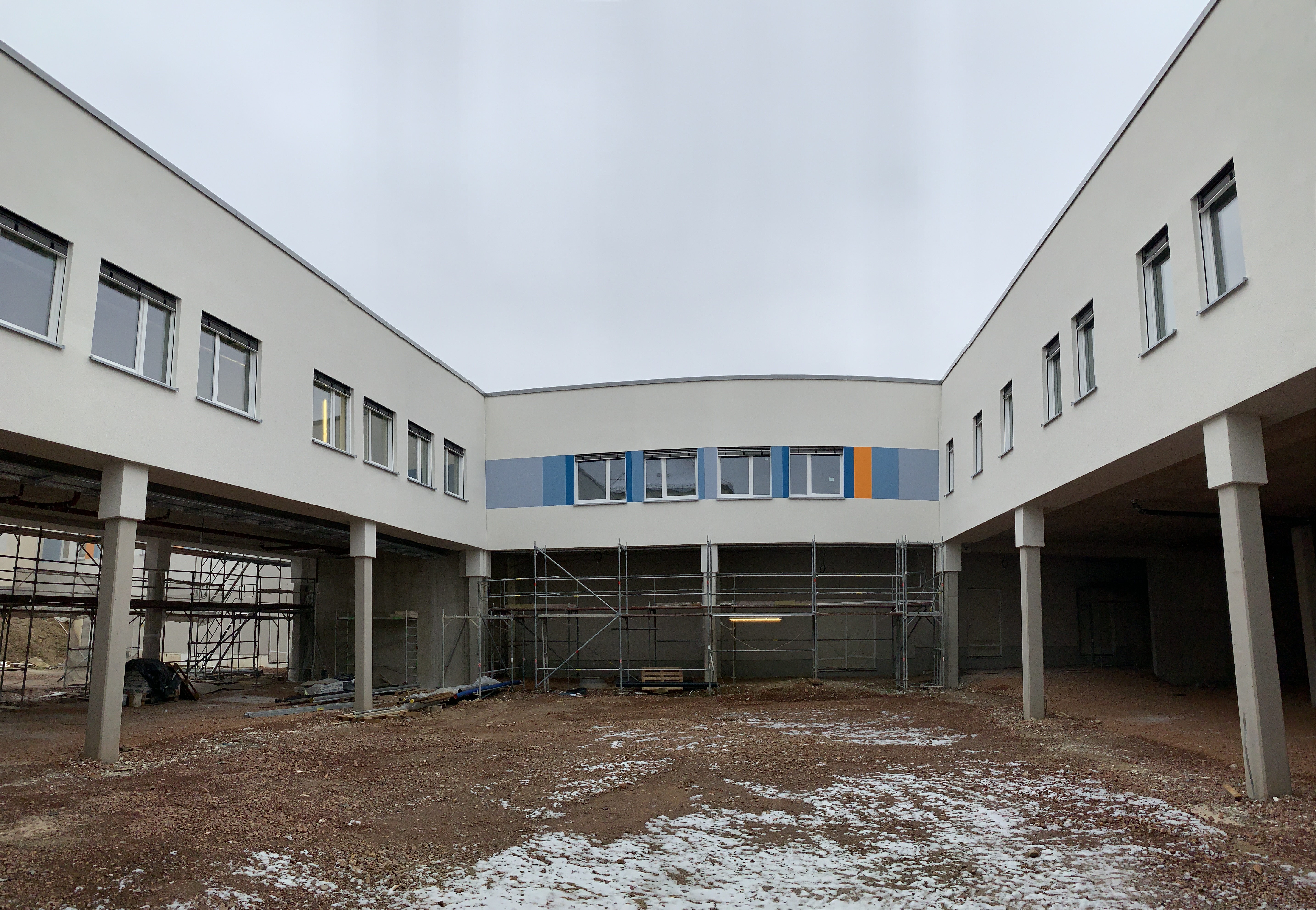 Baustand 06.02.2020 Eltern-Kind-Zentrum EKZ (Haus G)